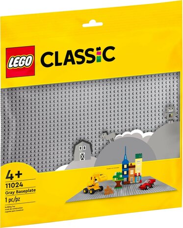 LEGO Classic Grijze bouwplaat - 11024