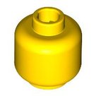 LEGO-Yellow-Minifigure-Head-(Plain)-Hollow-Stud-3626c-362624