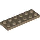 LEGO-Dark-Tan-Plate-2-x-6-3795-4550329