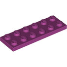 LEGO-Magenta-Plate-2-x-6-3795-6186656