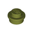 LEGO-Olive-Green-Plate-Round-1-x-1-Straight-Side-4073-6258990