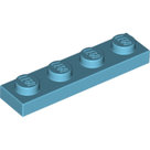 LEGO-Medium-Azure-Plate-1-x-4-3710-6070757