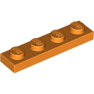 LEGO-Orange-Plate-1-x-4-3710-4118782