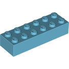LEGO-Medium-Azure-Brick-2-x-6-2456-6022000