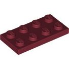 LEGO-Dark-Red-Plate-2-x-4-3020-4539071