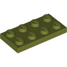 LEGO-Olive-Green-Plate-2-x-4-3020-6020144