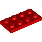 LEGO-Red-Plate-2-x-4-3020-302021