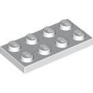 LEGO-White-Plate-2-x-4-3020-302001