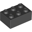 LEGO-Black-Brick-2-x-3-3002-300226