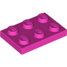 LEGO-Dark-Pink-Plate-2-x-3-3021-6060801