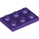 LEGO-Dark-Purple-Plate-2-x-3-3021-4225142
