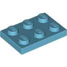 LEGO-Medium-Azure-Plate-2-x-3-3021-4619513