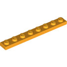LEGO-Bright-Light-Orange-Plate-1-x-8-3460-6192205