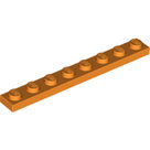 LEGO-Orange-Plate-1-x-8-3460-6210229
