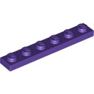 LEGO-Dark-Purple-Plate-1-x-6-3666-4655691
