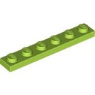 LEGO-Lime-Plate-1-x-6-3666-4529160