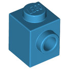 LEGO-Dark-Azure-Brick-Modified-1-x-1-with-Stud-on-1-Side-87087-6004938