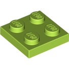 LEGO-Lime-Plate-2-x-2-3022-4537937