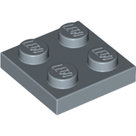 LEGO-Sand-Blue-Plate-2-x-2-3022-6062089
