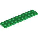 LEGO-Green-Plate-2-x-10-3832-383228