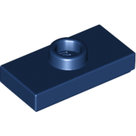 LEGO-Dark-Blue-Plate-Modified-1-x-2-with-1-Stud-with-Groove-and-Bottom-Stud-Holder-(Jumper)-15573-6092588
