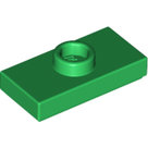 LEGO-Green-Plate-Modified-1-x-2-with-1-Stud-with-Groove-and-Bottom-Stud-Holder-(Jumper)-15573-6092586