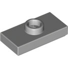 LEGO-Light-Bluish-Gray-Plate-Modified-1-x-2-with-1-Stud-with-Groove-and-Bottom-Stud-Holder-(Jumper)-15573-6066097