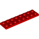 LEGO-Red-Plate-2-x-8-3034-303421