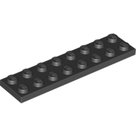 LEGO-Black-Plate-2-x-8-3034-303426