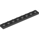 LEGO-Black-Plate-1-x-8-3460-346026