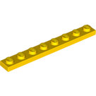 LEGO-Yellow-Plate-1-x-8-3460-346024