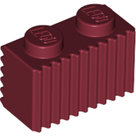 LEGO-Dark-Red-Brick-Modified-1-x-2-with-Grille-(Flutes)-2877-6252185