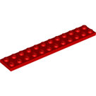 LEGO-Red-Plate-2-x-12-2445-4255035