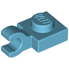 LEGO-Medium-Azure-Plate-Modified-1-x-1-with-Open-O-Clip-(Horizontal-Grip)-61252-6176255