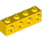 LEGO-Yellow-Brick-Modified-1-x-4-with-4-Studs-on-1-Side-30414-4164073