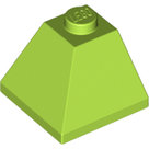 LEGO-Lime-Slope-45-2-x-2-Double-Convex-3045-6231519