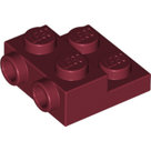 LEGO-Dark-Red-Plate-Modified-2-x-2-x-2-3-with-2-Studs-on-Side-99206-6188829