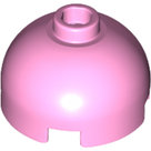 LEGO-Bright-Pink-Brick-Round-2-x-2-Dome-Top-Hollow-Stud-with-Bottom-Axle-Holder-x-Shape-+-Orientation-553c-6096947