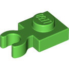 LEGO-Bright-Green-Plate-Modified-1-x-1-with-Open-O-Clip-Thick-(Vertical-Grip)-4085d-6182195
