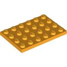 LEGO-Bright-Light-Orange-Plate-4-x-6-3032-4243929