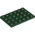LEGO-Dark-Green-Plate-4-x-6-3032-4252317