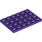 LEGO-Dark-Purple-Plate-4-x-6-3032-4225237