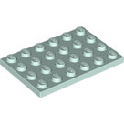 LEGO-Light-Aqua-Plate-4-x-6-3032-6186659