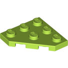 LEGO-Lime-Wedge-Plate-3-x-3-Cut-Corner-2450-6264057