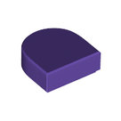 LEGO-Dark-Purple-Tile-Round-1-x-1-Half-Circle-Extended-(Stadium)-24246-6313558