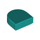 LEGO-Dark-Turquoise-Tile-Round-1-x-1-Half-Circle-Extended-(Stadium)-24246-6313556