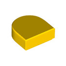 LEGO-Yellow-Tile-Round-1-x-1-Half-Circle-Extended-(Stadium)-24246-6300104