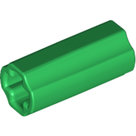 LEGO-Green-Technic-Axle-Connector-2L-(Smooth-with-x-Hole-+-Orientation)-6538c-4654508