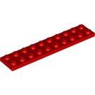LEGO-Red-Plate-2-x-10-3832-383221