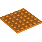 LEGO-Orange-Plate-6-x-6-3958-6052391